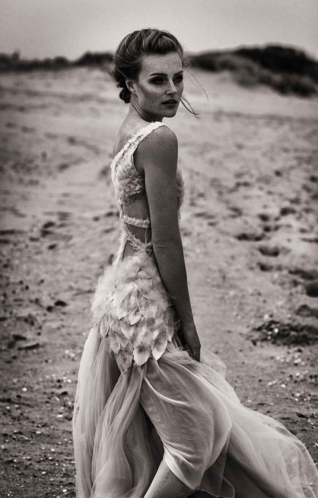 Couture am Strand