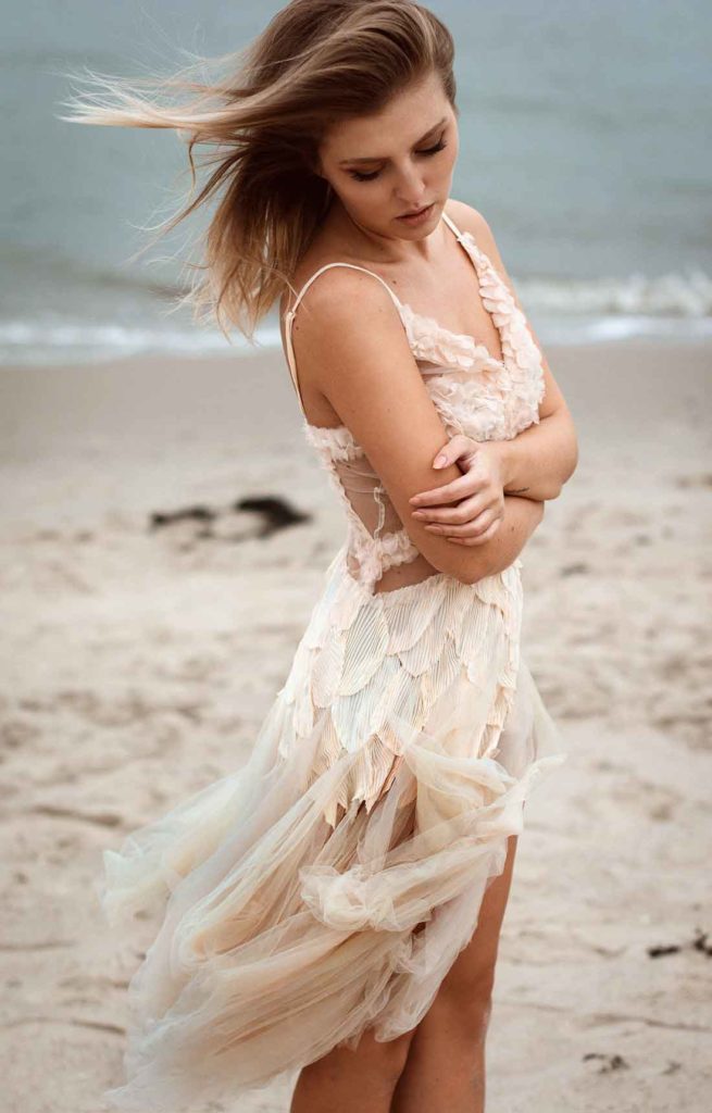 Couture am Strand