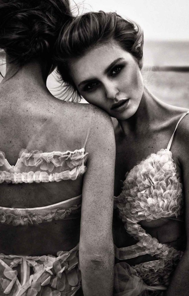 Couture am Strand