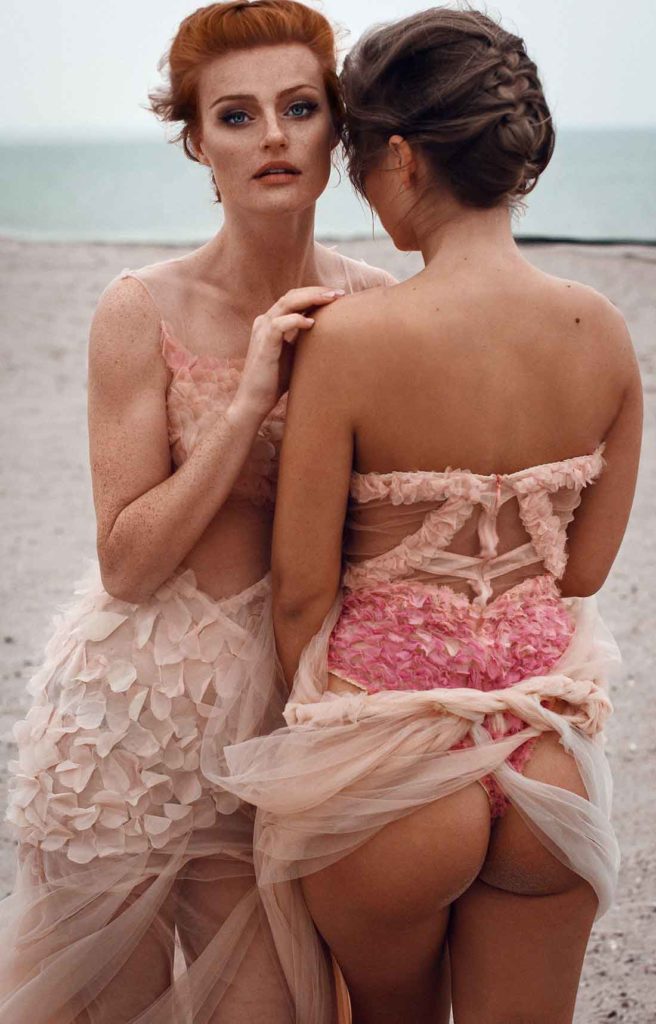 Couture am Strand
