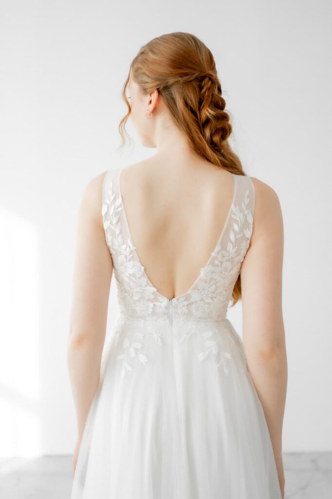Brautkleid Pauline Detailansicht hinten